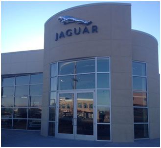 Automobile dealership plaza jaguar